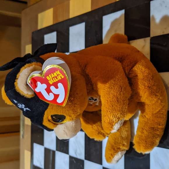 Halloween Pirate Bear (6 Inch) Plush NEW Plush Ty Beanie Baby Bellies - SCULLY - Picture 6 of 6